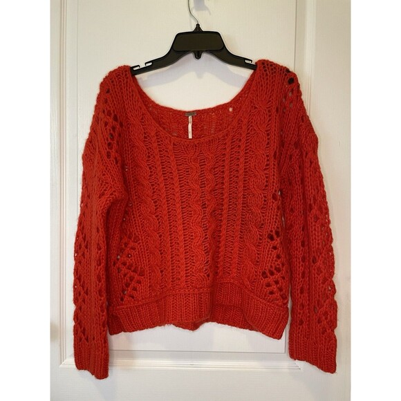 Free People Wildfire Fluff Sweater Size Small - Picture 2 of 13